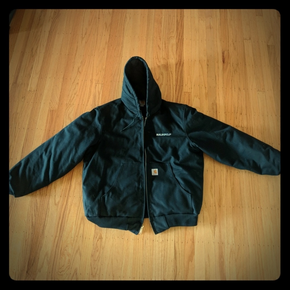 Men's Carhartt Black Duck Quilted Flannel Jacket